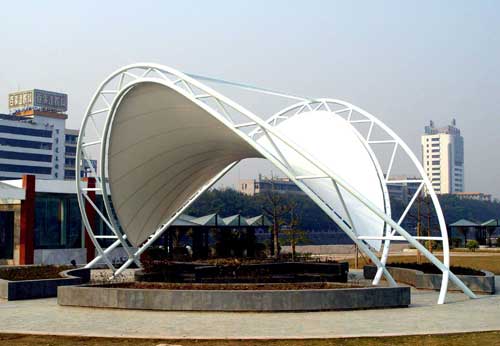 小区花园膜结构