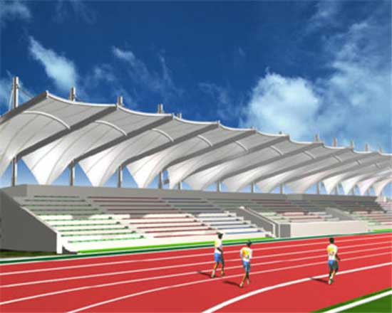 屋顶花园膜结构