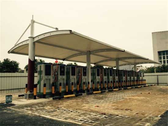 城市广场膜结构