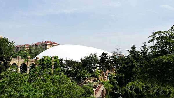 充气膜垃圾填埋场