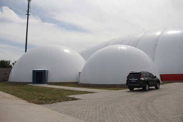 充气膜垃圾填埋场