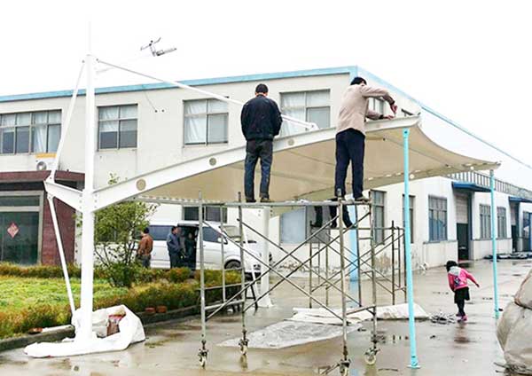 屋顶遮阳膜结构