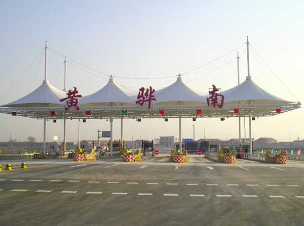 小区花园张拉膜