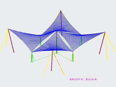 景观张拉膜设计CAD图纸