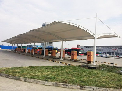 车棚膜结构焊接