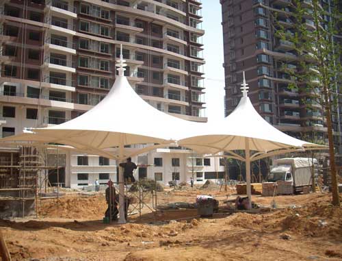 地下通道入口膜结构