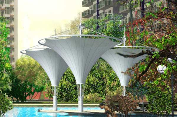 音乐广场膜结构