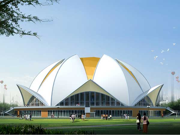 时尚设计膜建筑，打造城市新地标