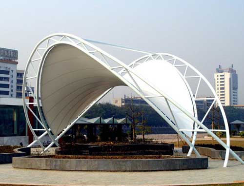 泗阳县实验初级中学体育看台膜结构