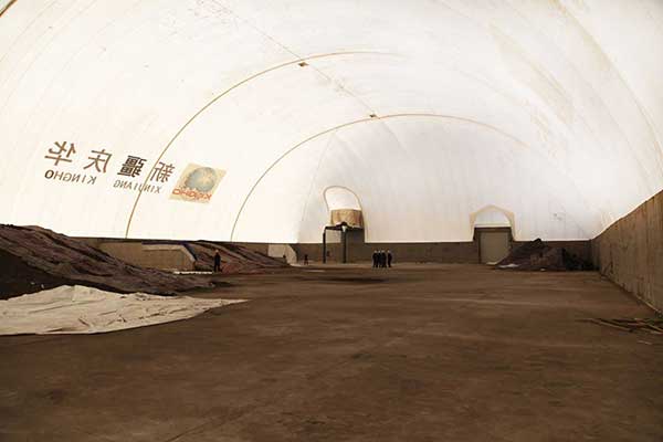 安乡县公务用车管理中心膜结构车棚遮阳工程