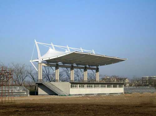 山东省银河伟业物业管理有限责任公司腊山苑膜结构车棚