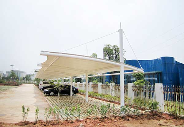 常熟市联盟村综合小游园景观膜结构工程